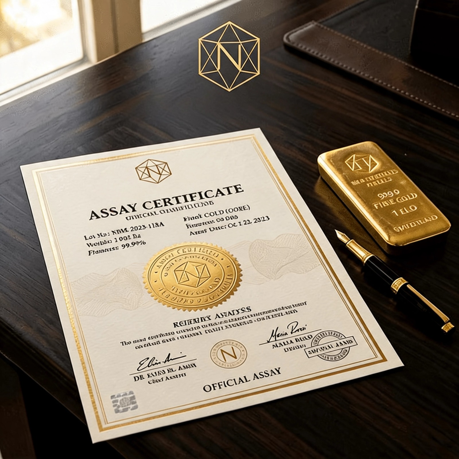 Official Assay Certificate — Supply Chain Transparency